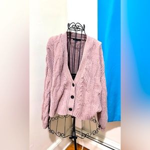 Crop Cardigan Sweater